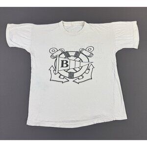 Rare Vintage 80s 90s Byford British Menswear Shirt Promo New York London White T